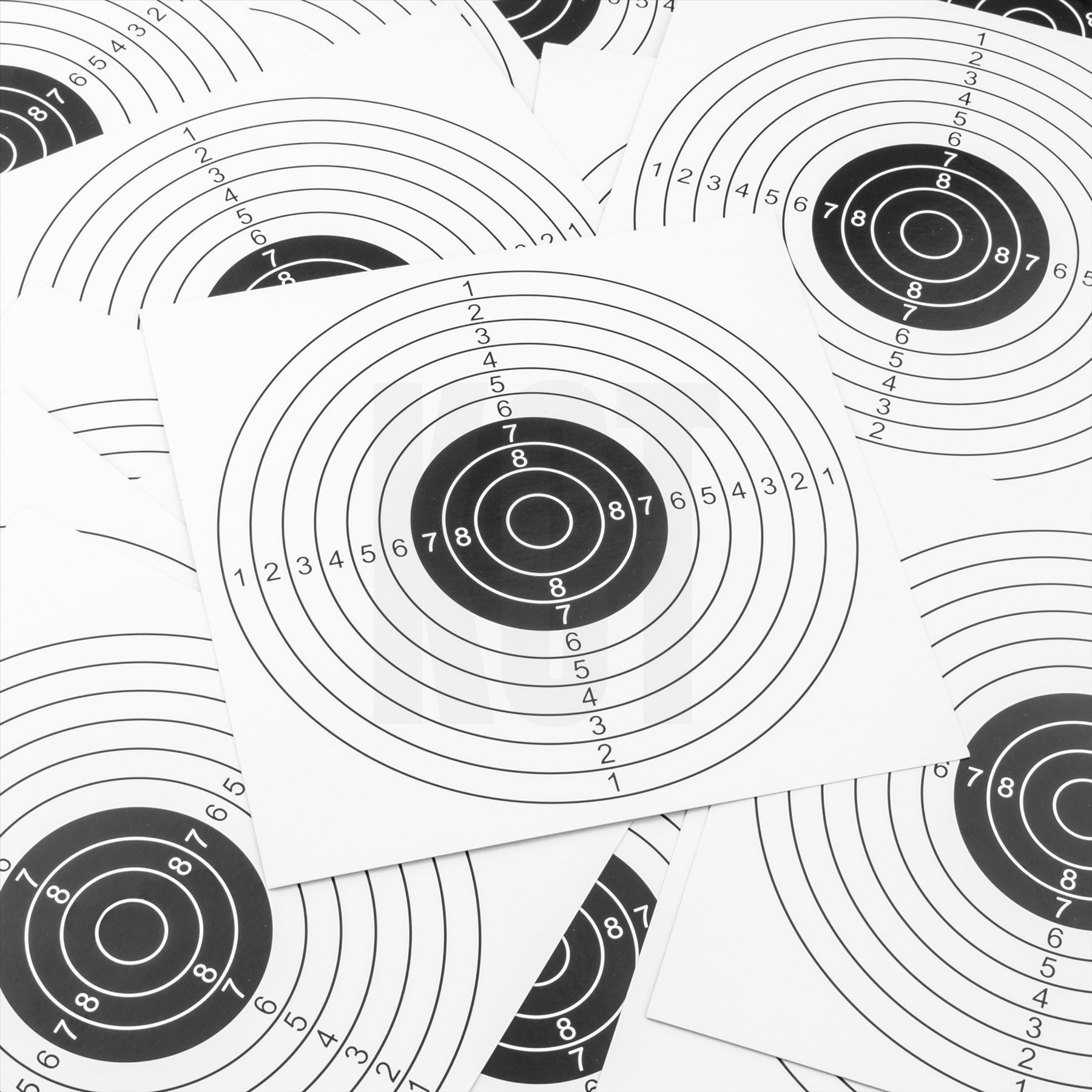 KCT 10 Ring Shooting Paper Target Sheets