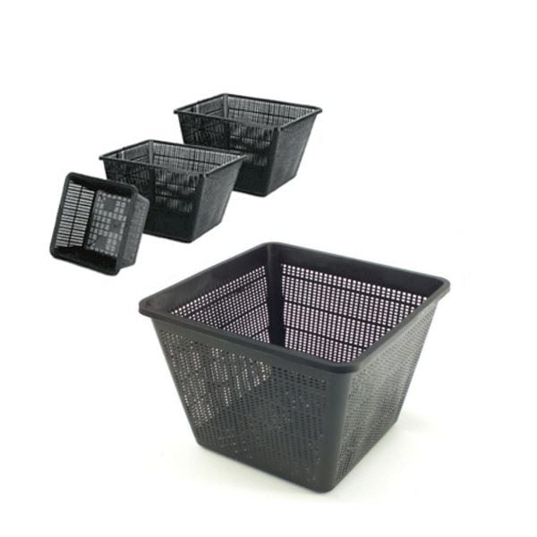 Plastic Mesh Aquatic Basket Pond Planters Large Square 6 Pack