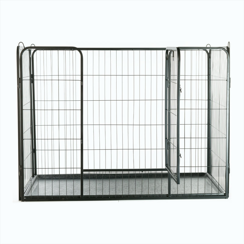 KCT Heavy Duty Pet Playpens with Plastic Floor