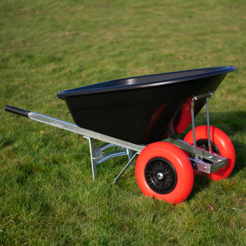 KCT 160L XL Twin Wheelbarrow