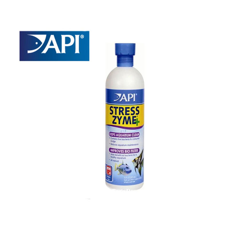 API Stress Zyme+ 473ml Aquarium Water Treatment