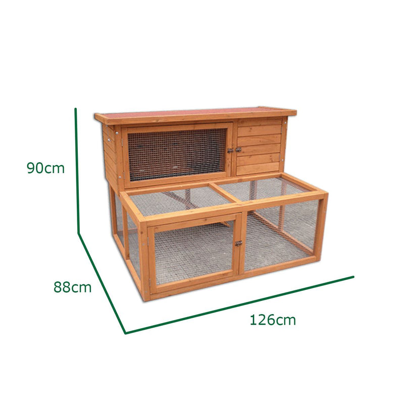 KCT Ancona 4ft Rabbit Hutch with extended Run