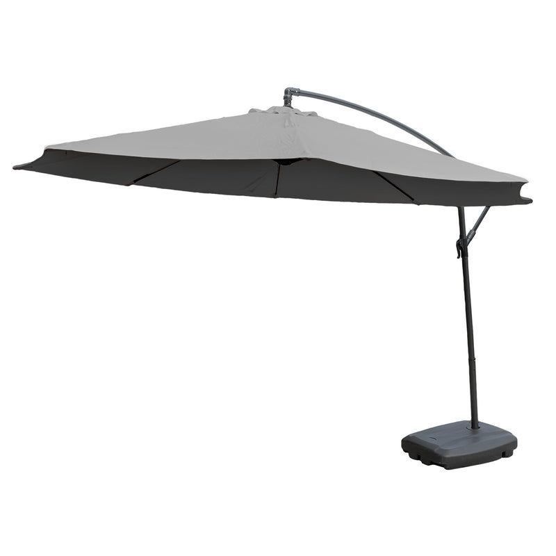 KCT 3m Large Cantilever Garden Parasols with Optional Base / Cover