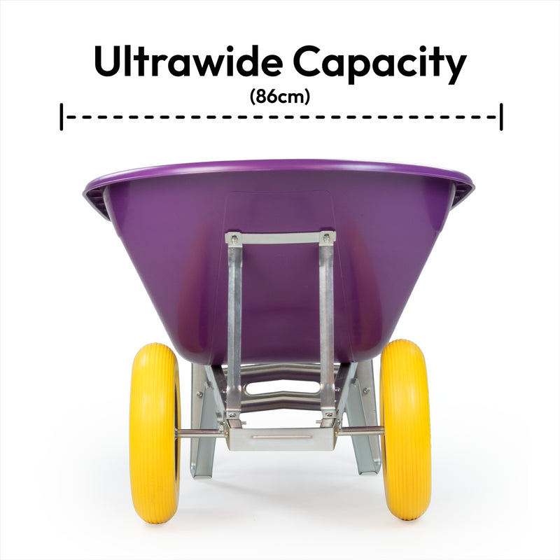 KCT 160L XL Twin Wheelbarrow