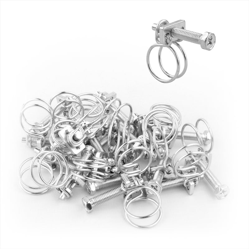 Double Wire Hose Pond Hose Clips