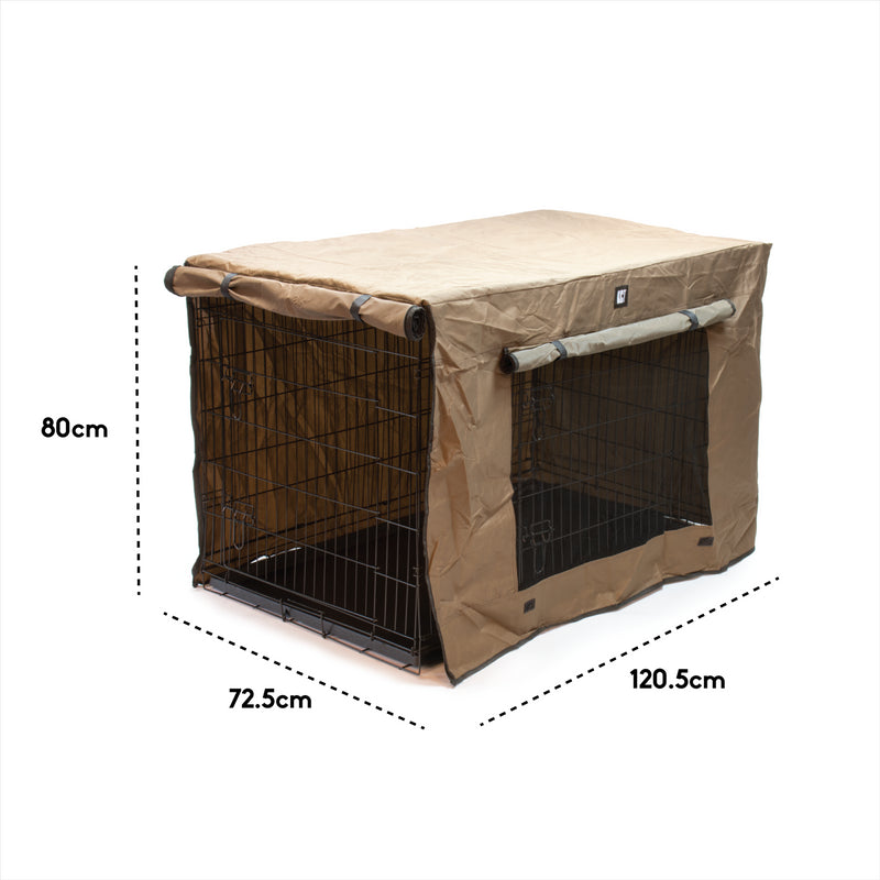 KCT Folding Pet Crate with Fabric Cover