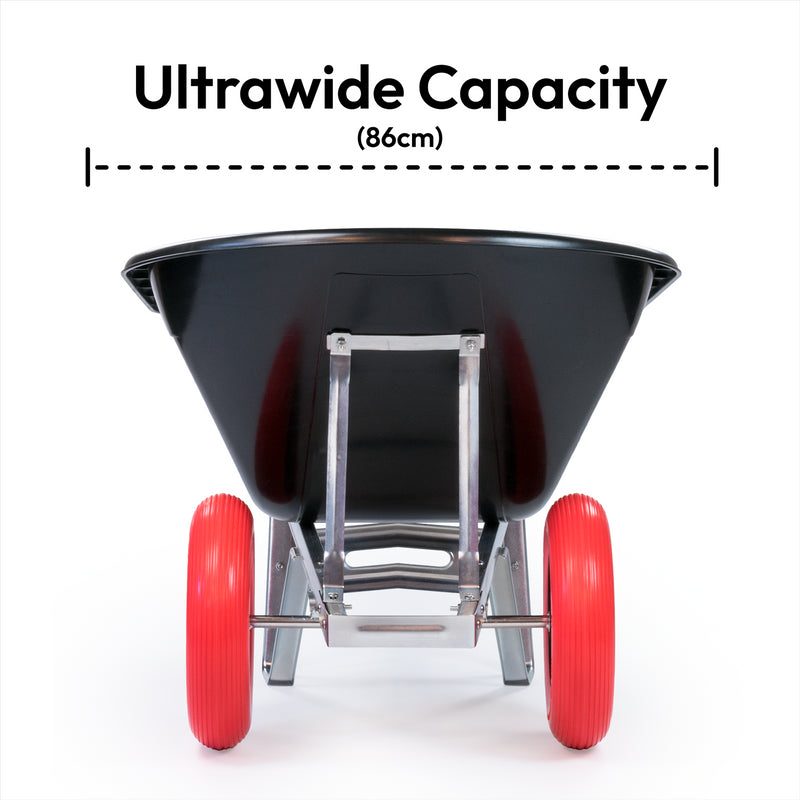 KCT 160L XL Twin Wheelbarrow