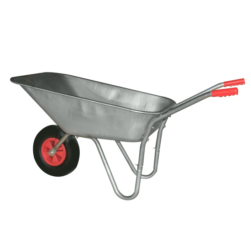 KCT 80 Litre Garden Galvanised Steel Wheelbarrow