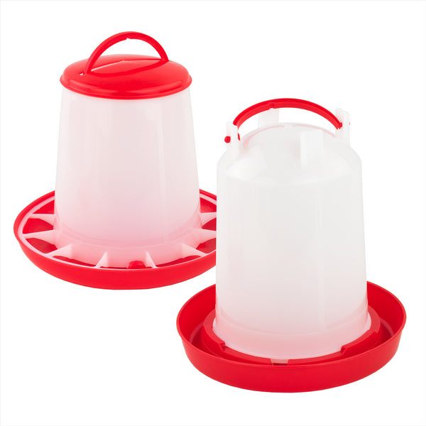 KCT Chicken Feeder & Drinker Set 3kg/3L