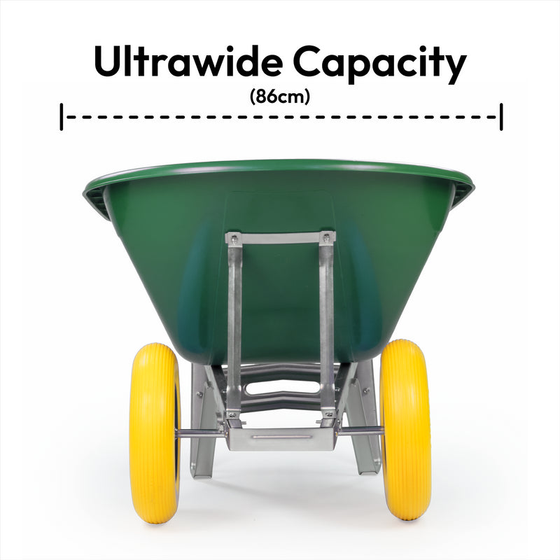 KCT 160L XL Twin Wheelbarrow