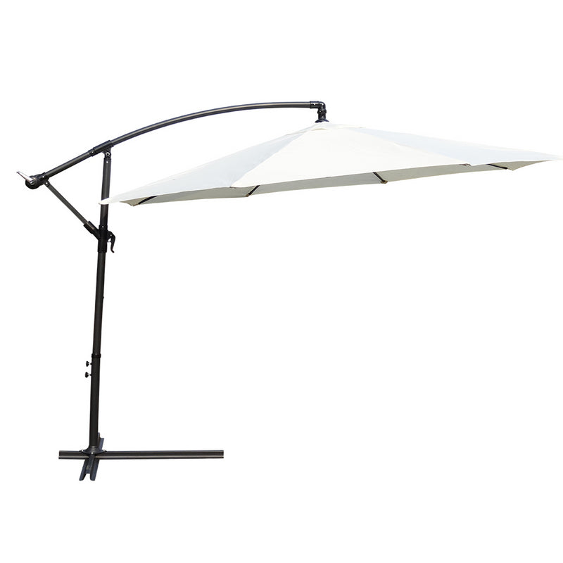 KCT 3.5m Large Cantilever Garden Parasols with Optional Base / Cover