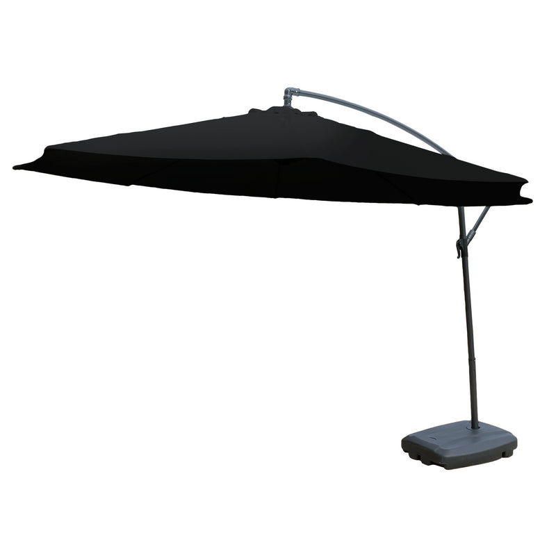 KCT 3m Large Cantilever Garden Parasols with Optional Base / Cover