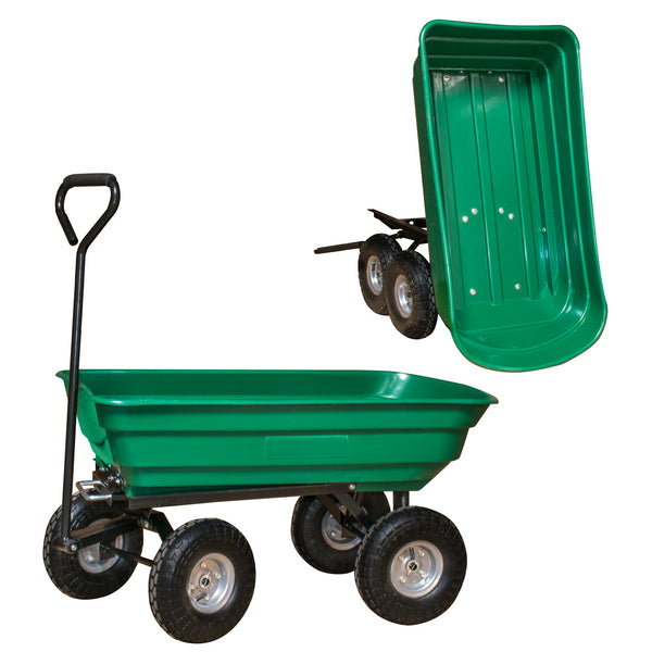 KCT Garden Tipper Cart Trailer