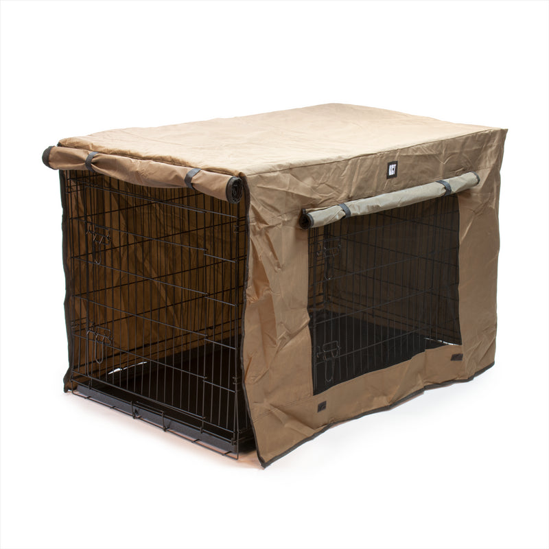 KCT Folding Pet Crate with Fabric Cover