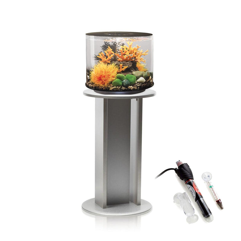 biOrb Tube 15L Black Aquarium with Standard LED Lighting