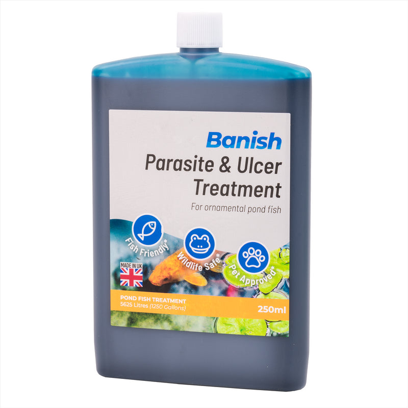 Banish Parasite Ulcer & Whitespot Pond Fish Treatment