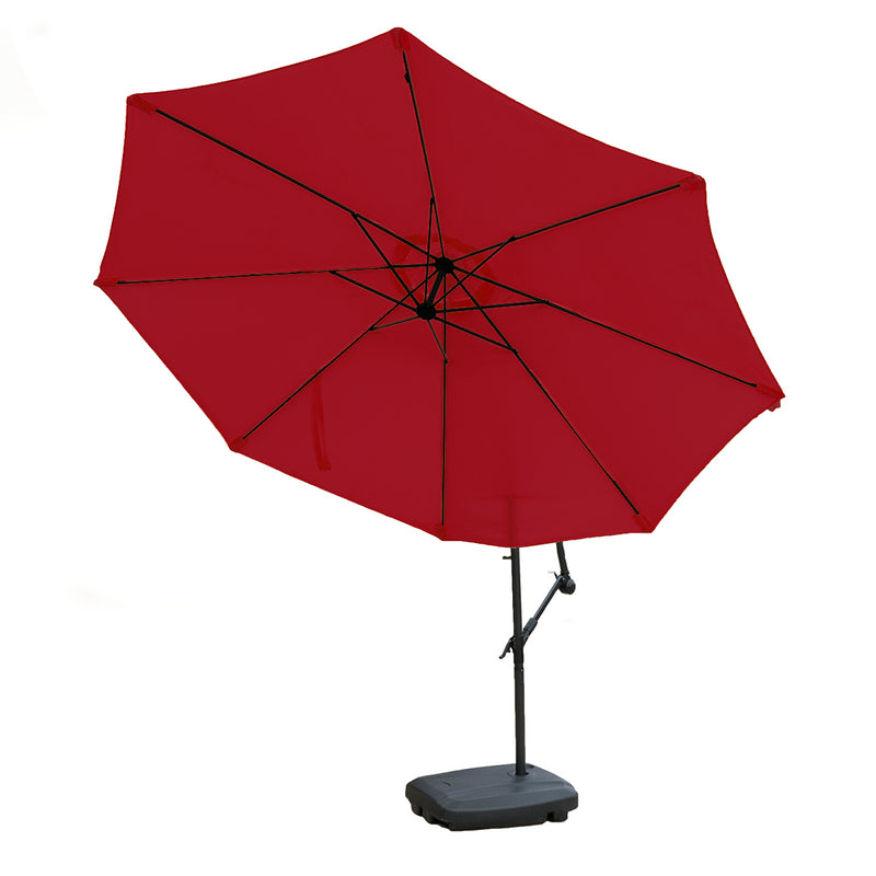 KCT 3m Large Cantilever Garden Parasols with Optional Base / Cover