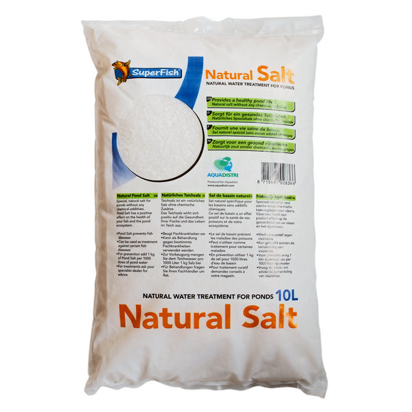 Superfish Natural PDV Pond Salt - 10 Litres