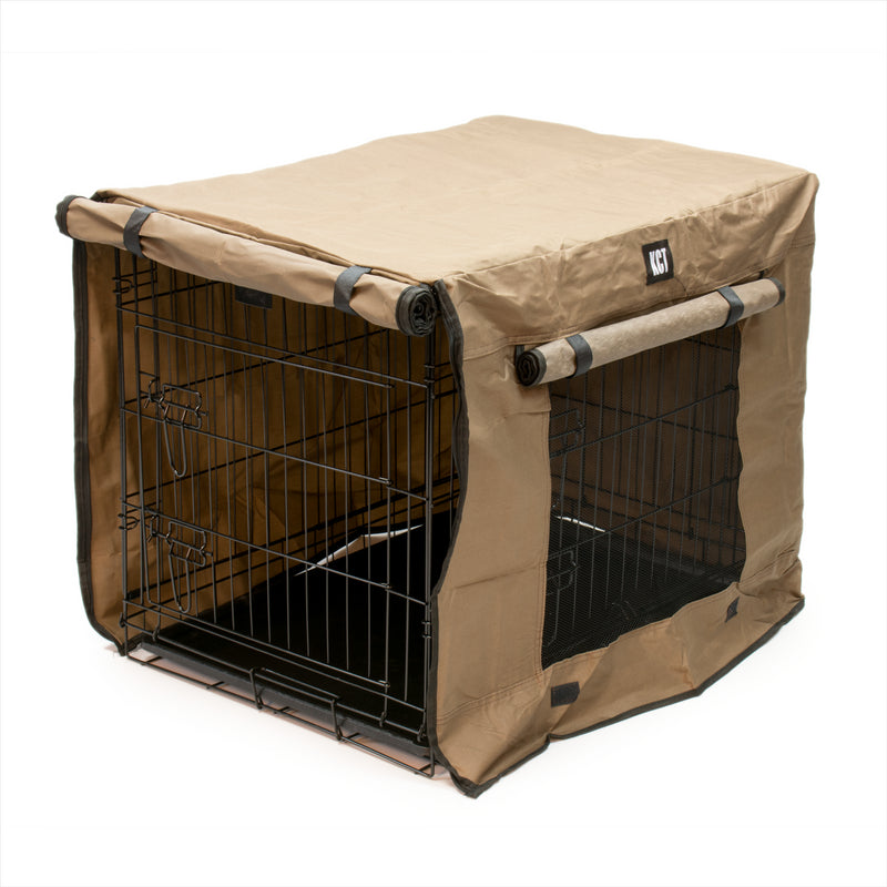 KCT Folding Pet Crate with Fabric Cover