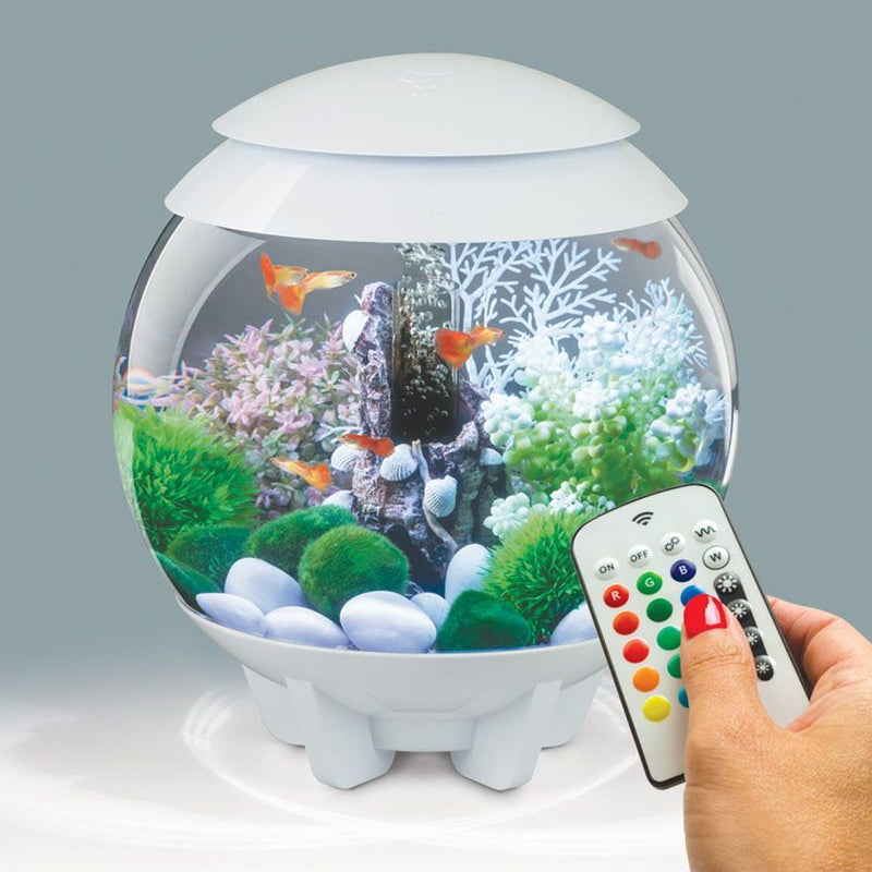 BiOrb Halo 15L Aquarium White with MCR Lighting