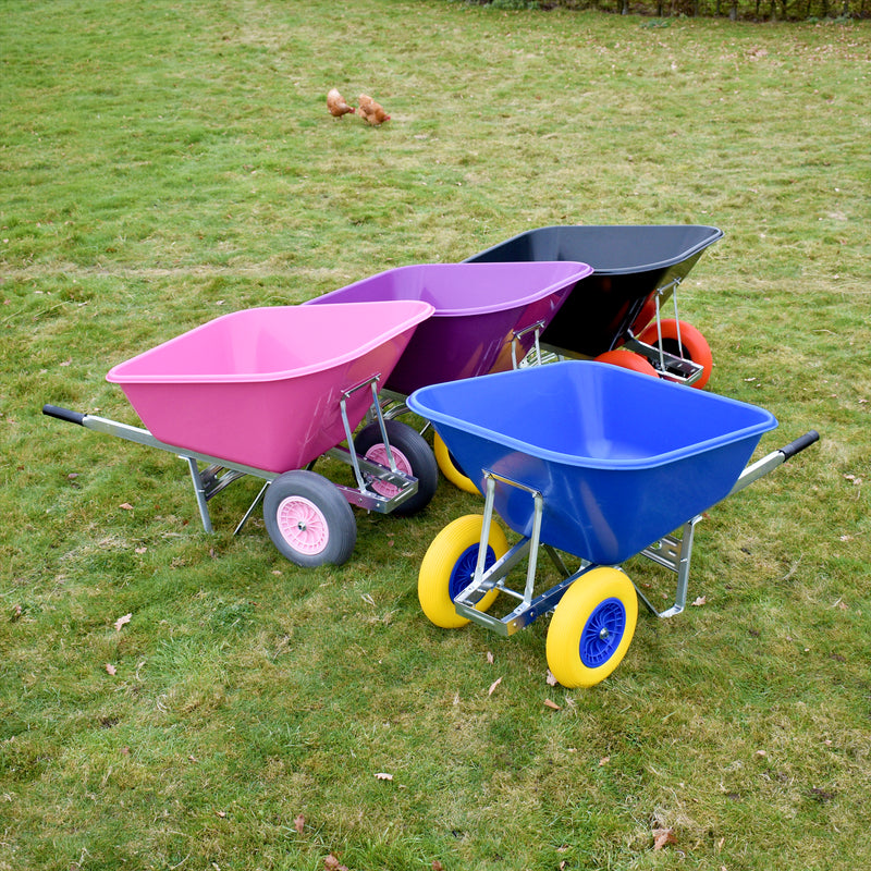 KCT 200L XL Heavy Duty Twin Wheelbarrow