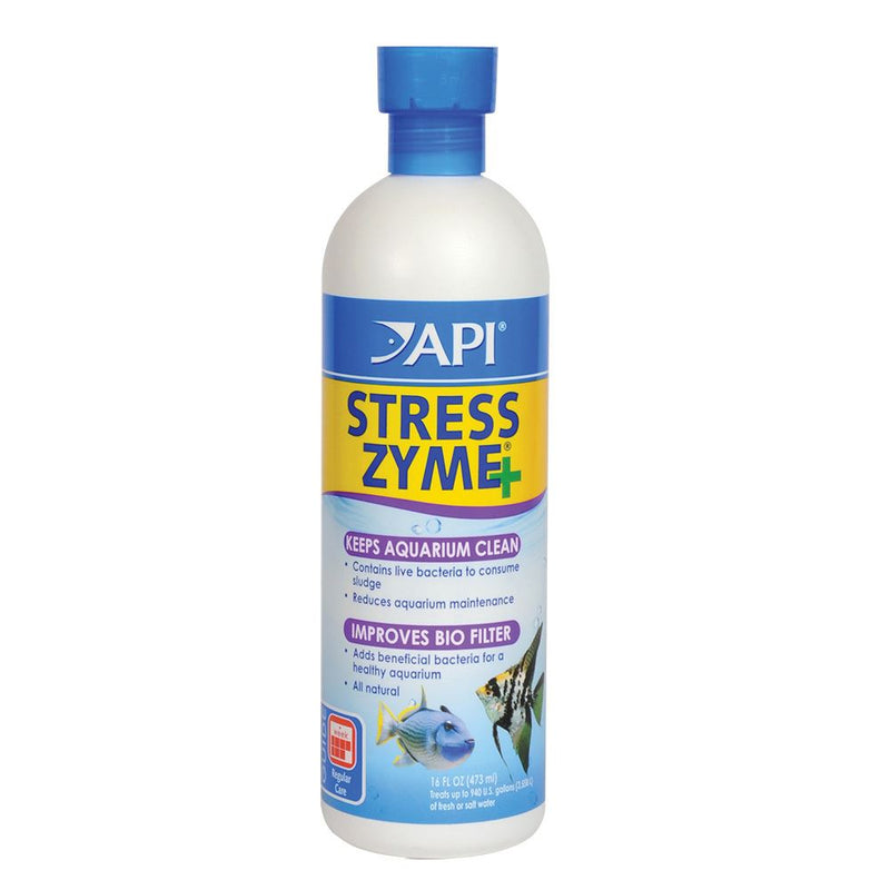 API Stress Zyme+ 473ml Aquarium Water Treatment