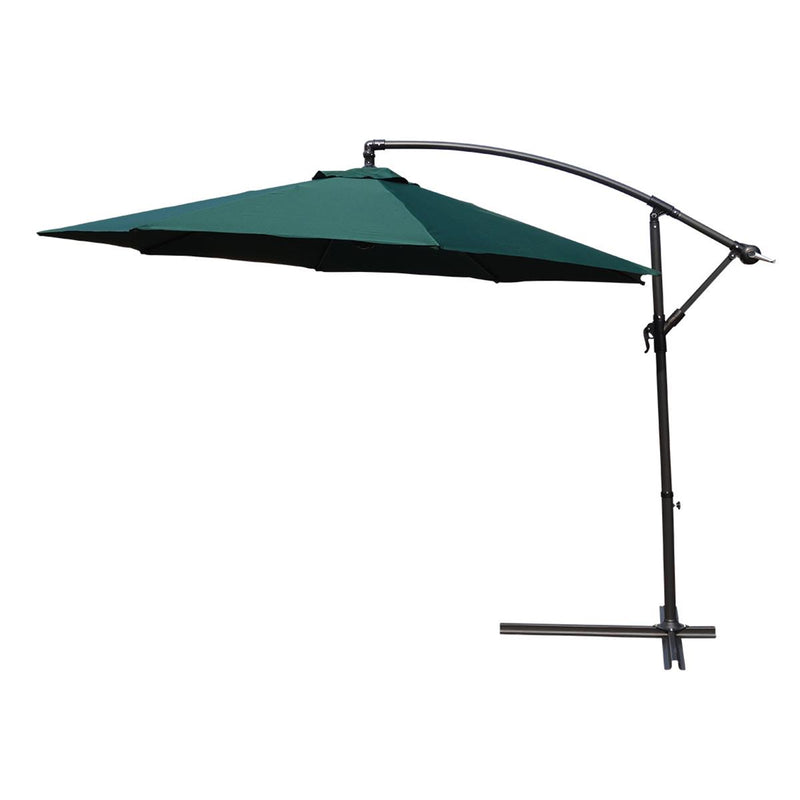 KCT 3m Large Cantilever Garden Parasols with Optional Base / Cover