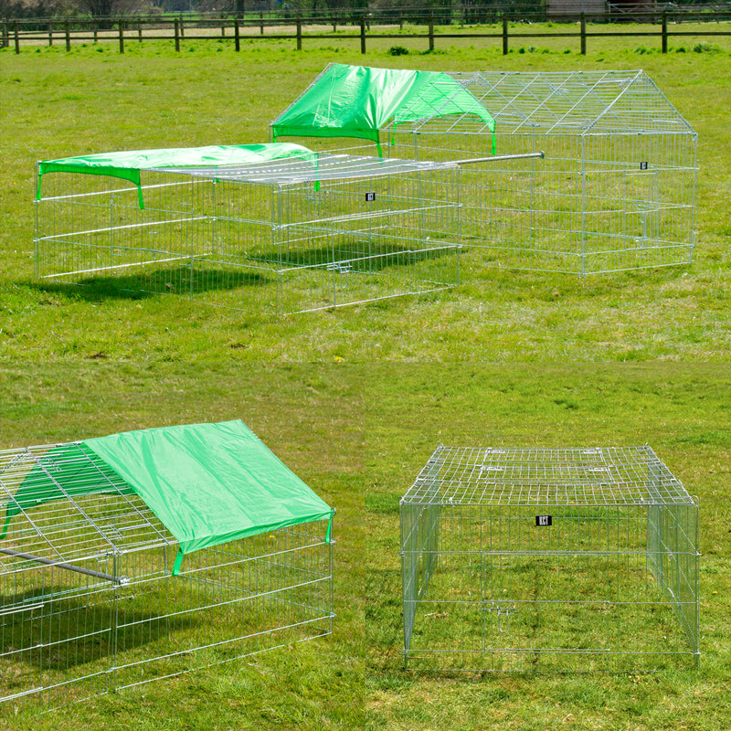 KCT Enclosed Metal Pet Playpen Runs