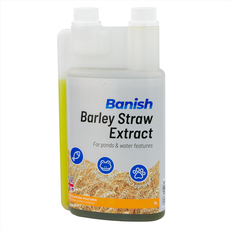 Banish Barley Straw Extract Pond Water Treatment