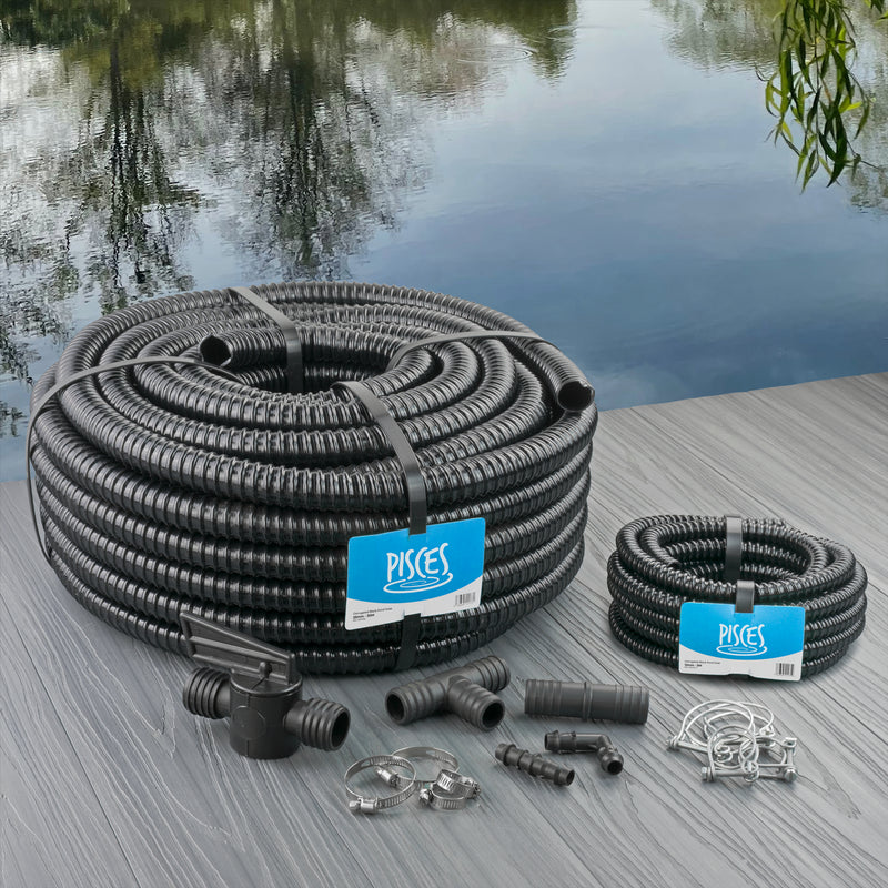 Black Corrugated Pond Hose