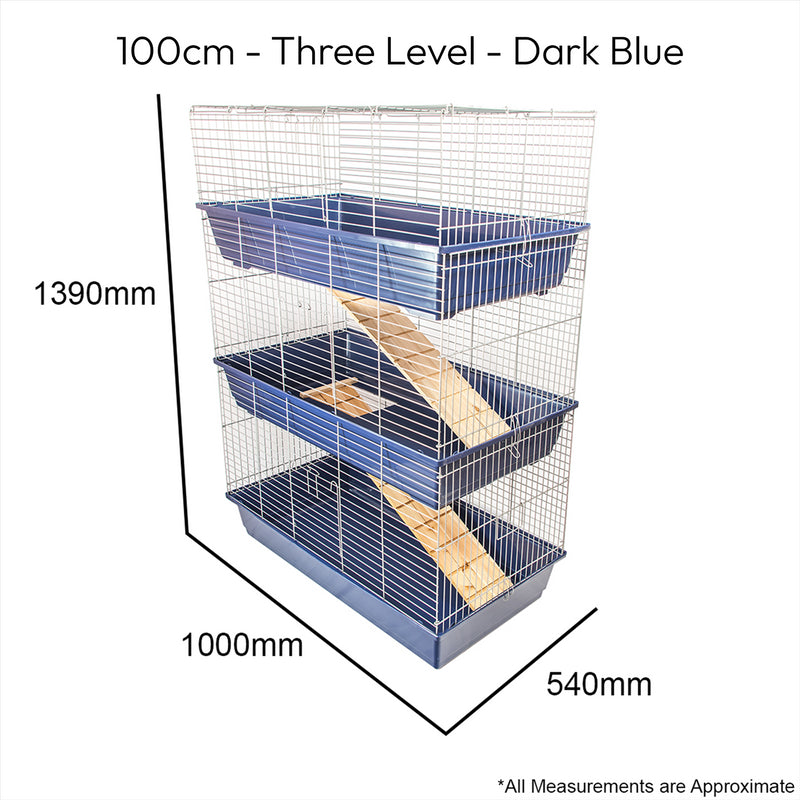 KCT Triple Level Indoor Small Pet Cage / Hutch