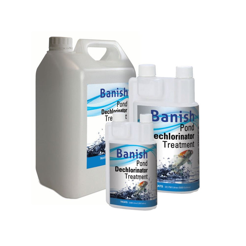 Banish Pond Dechlorinator Treatment - Industrial Leisure