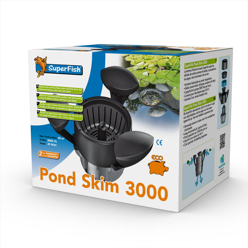 Superfish Pond Skim - Floating Surface Skimmer