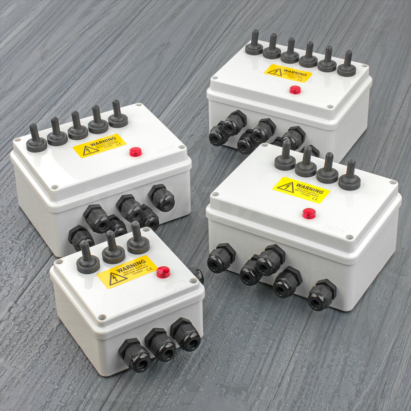 Pisces Multi-Switch Outdoor Pond Electrical Switch Boxes