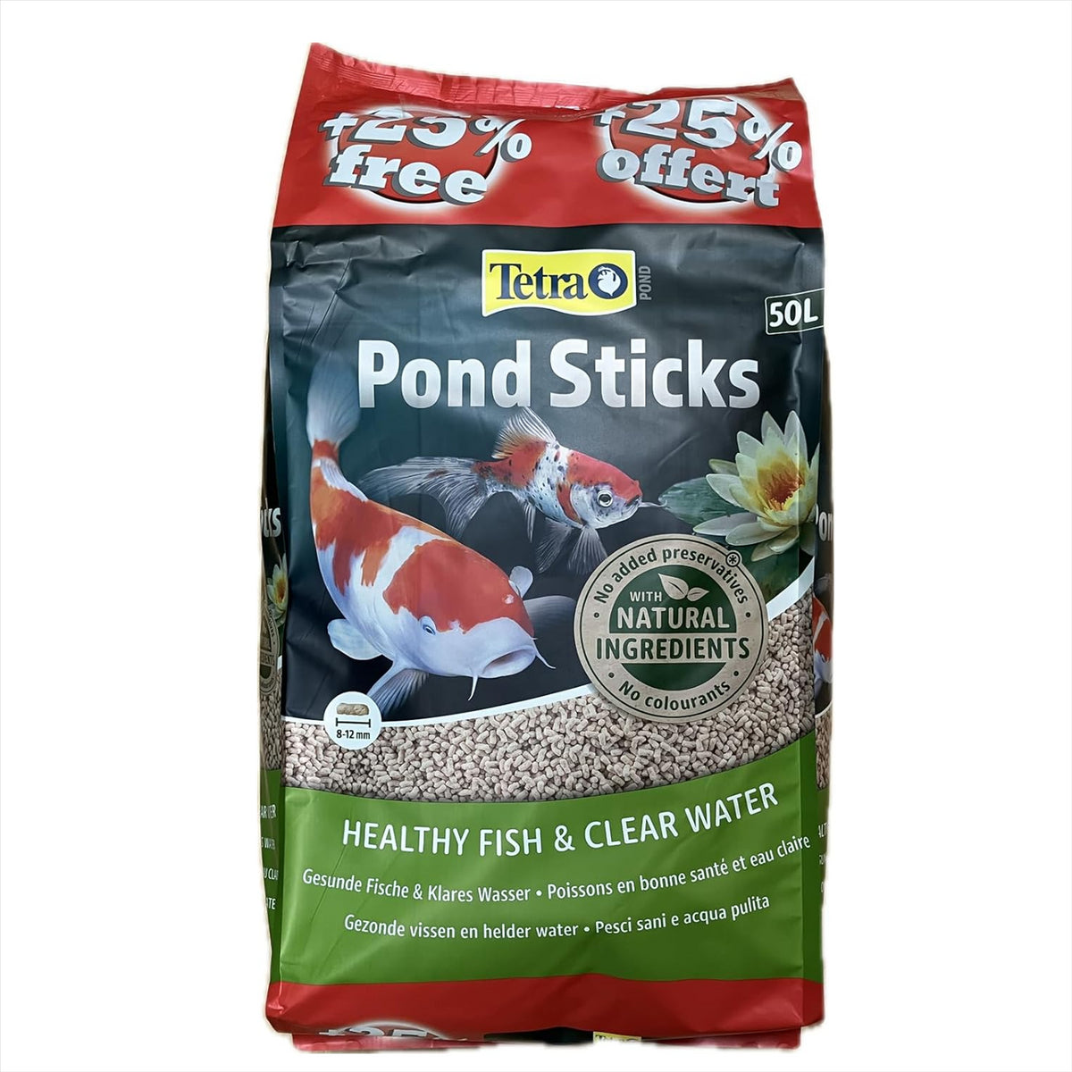 Tetra Floating Pond Sticks Koi Goldfish Fish Food 4 7 10 15 25 40L