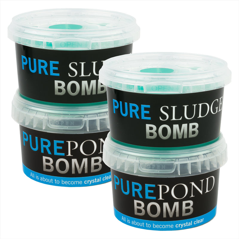 Evolution Aqua Pure Pond Bomb & Pure Sludge Bomb Duo Packs