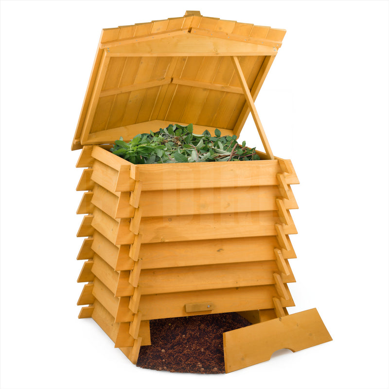 KCT 300L Large Garden Compost Bin - Wooden