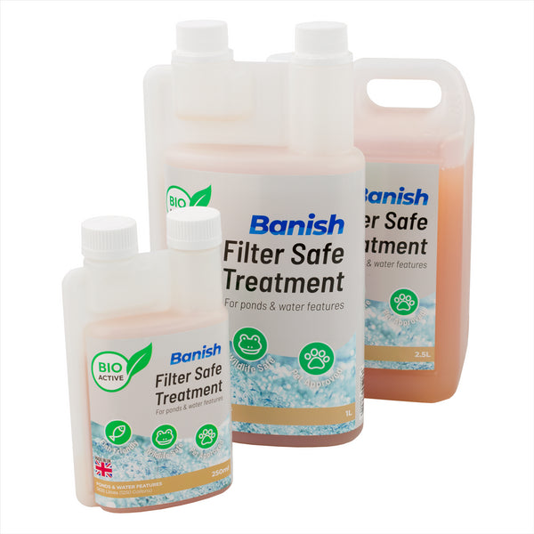 Banish BioActive Filter Safe Pond Treatment