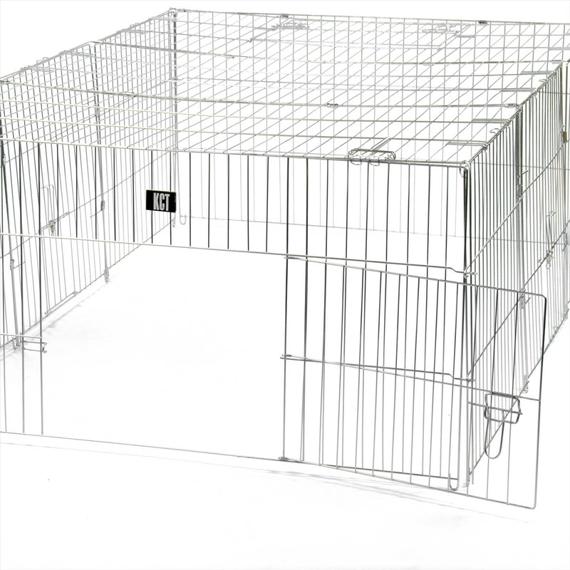 KCT Enclosed Metal Pet Playpen Runs