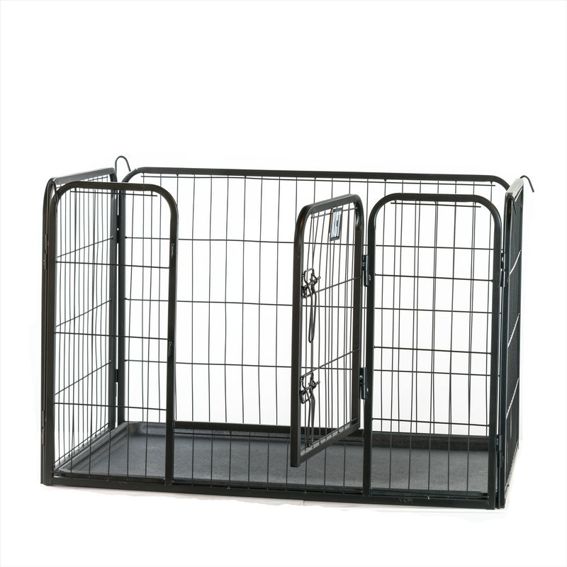 KCT Heavy Duty Pet Playpens with Plastic Floor