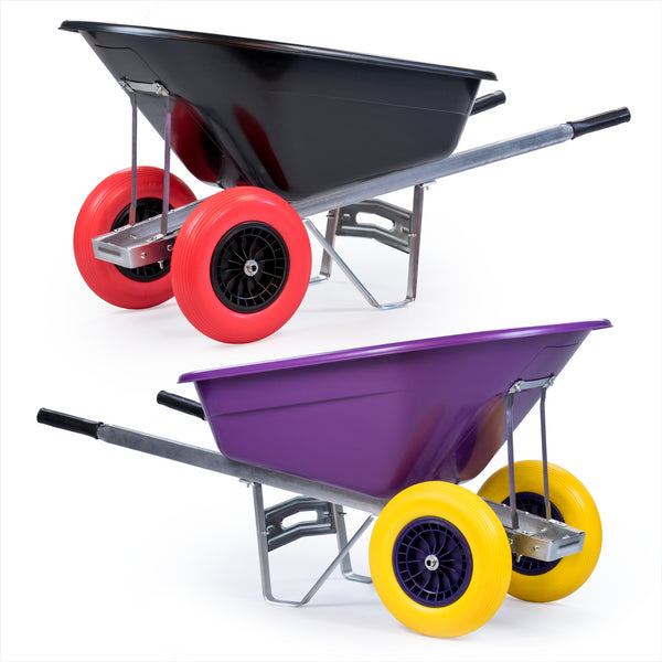 KCT 160L XL Twin Wheelbarrow