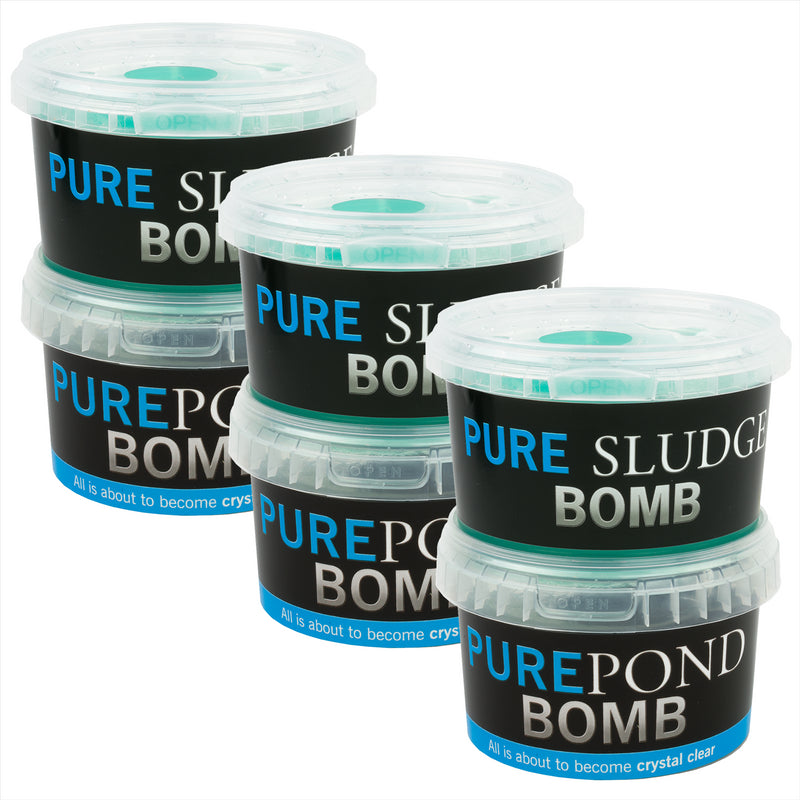 Evolution Aqua Pure Pond Bomb & Pure Sludge Bomb Duo Packs