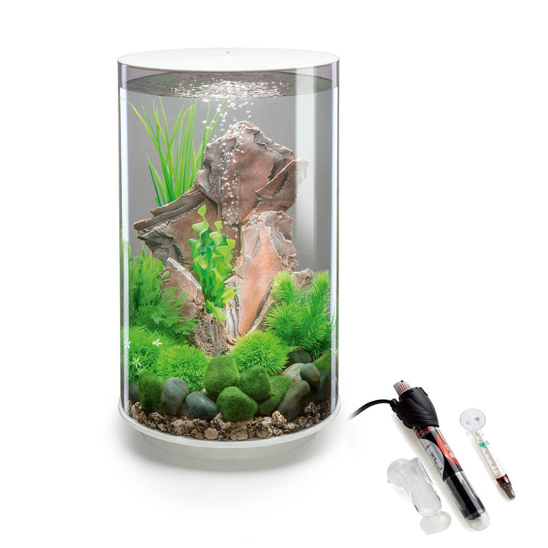 biOrb Tube 30L White Aquarium with MCR LED Lighting