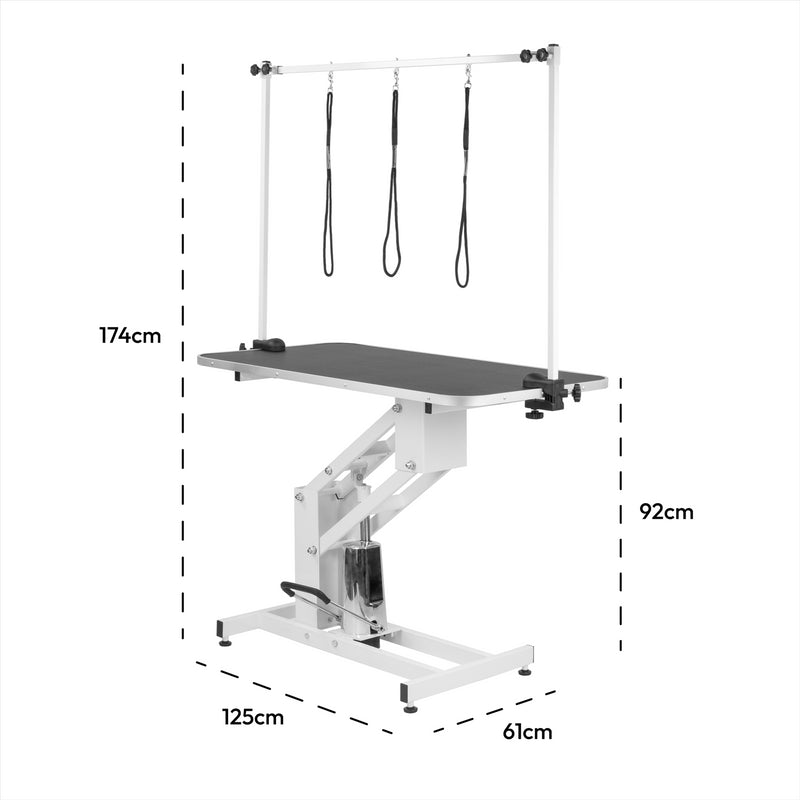 KCT Large Adjustable Hydraulic Dog Grooming Table