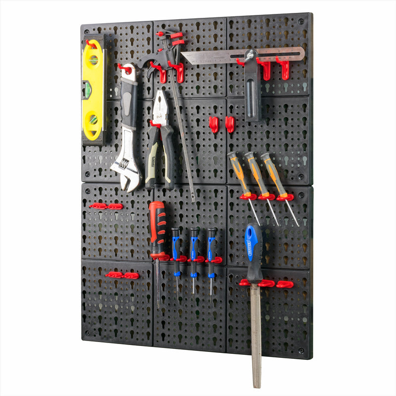 KCT Wall Mounted Tool Rack With Shelves