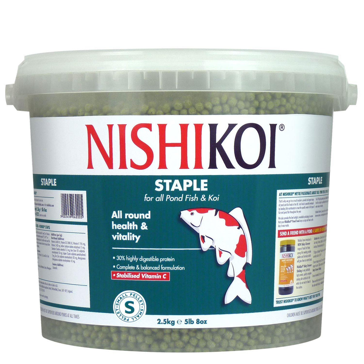 Nishikoi Staple Pond Fish Food Floating Protein Diet Healthy Koi Feed