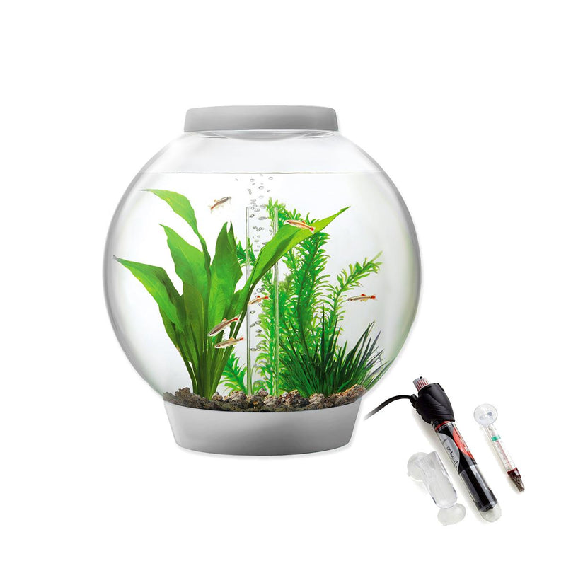 Baby biOrb 15L Silver Aquarium with MCR LED Lighting