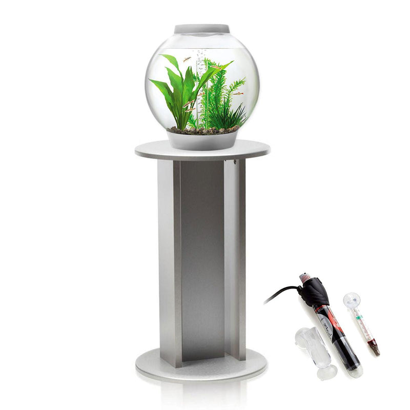 Baby biOrb 15L Silver Aquarium with MCR LED Lighting