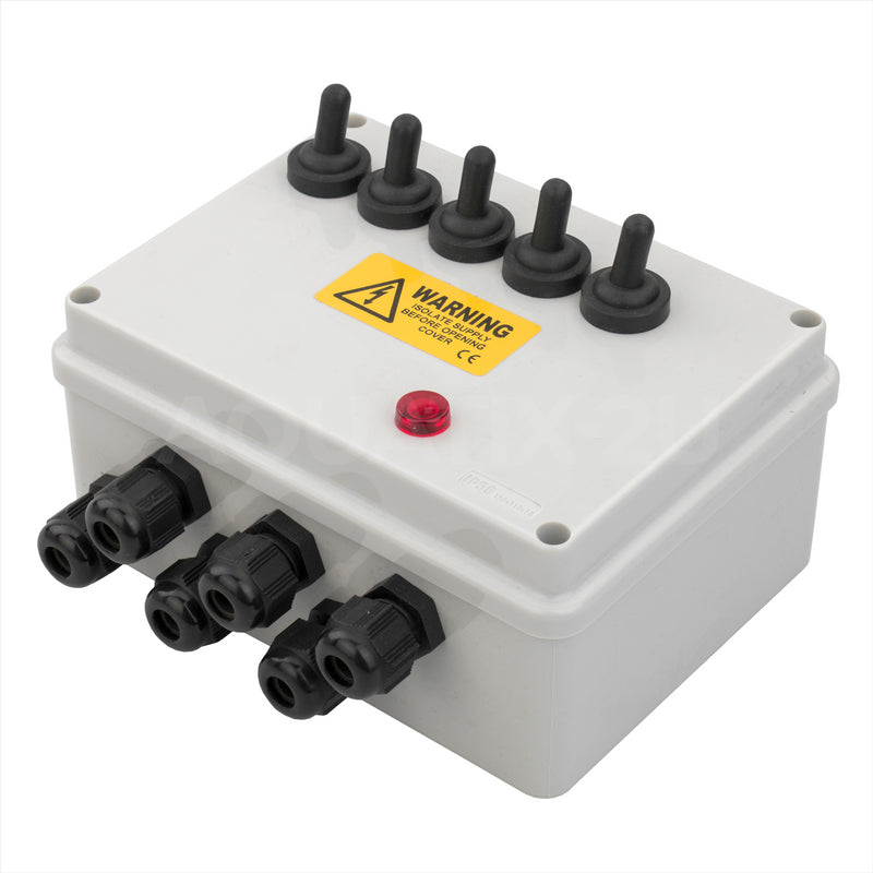 Pisces Multi-Switch Outdoor Pond Electrical Switch Boxes