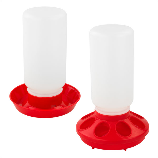 KCT Chicken Feeder & Drinker Set 1kg/1L